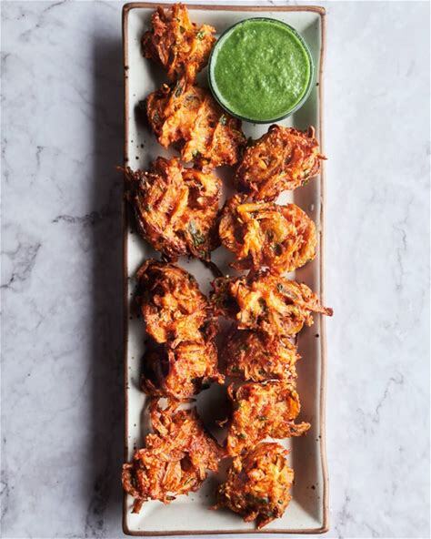 crispy onion fritters